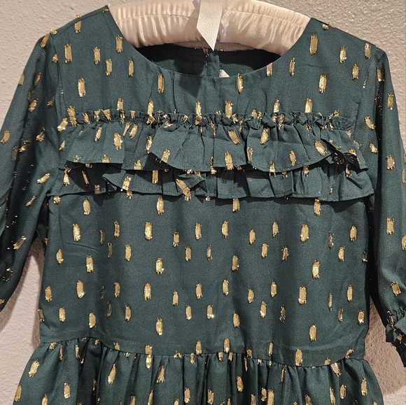 OBO NWOT Janie and Jack Christmas Dress Size 8 - Picture 2 of 6